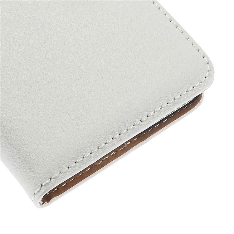 Genuine Split Leather Wallet Stand Case Shell for iPhone 6s / 6 4.7 inch - White-9