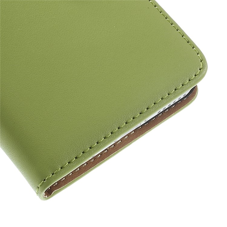 Genuine Split Leather Wallet Stand Cover for iPhone 6s / 6 4.7 inch - Green-9