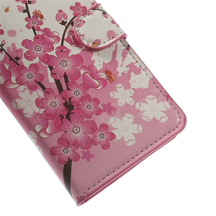 Pink Plum Wallet Leather Stand Case for iPhone 6 Plus 5.5 inch-7