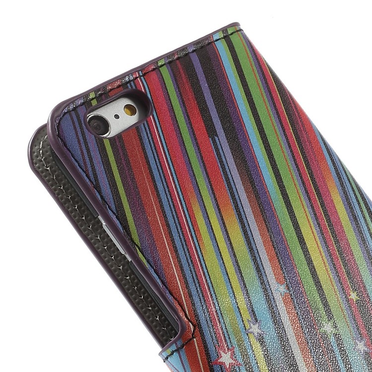 Colorful Meteor Wallet Leather Folio Case for iPhone 6s Plus / 6 Plus 5.5 inch-8