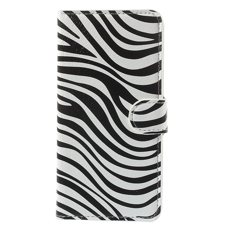 Fashion Zebra Leather Folio Stand Case for iPhone 6s Plus / 6 Plus 5.5 inch-3