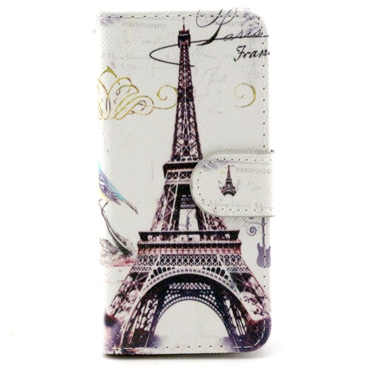 Famous Eiffel Tower Magnetic Leather Case Stand for iPhone 6s / 6-1