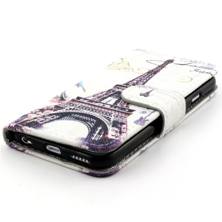 Famous Eiffel Tower Magnetic Leather Case Stand for iPhone 6s / 6-4