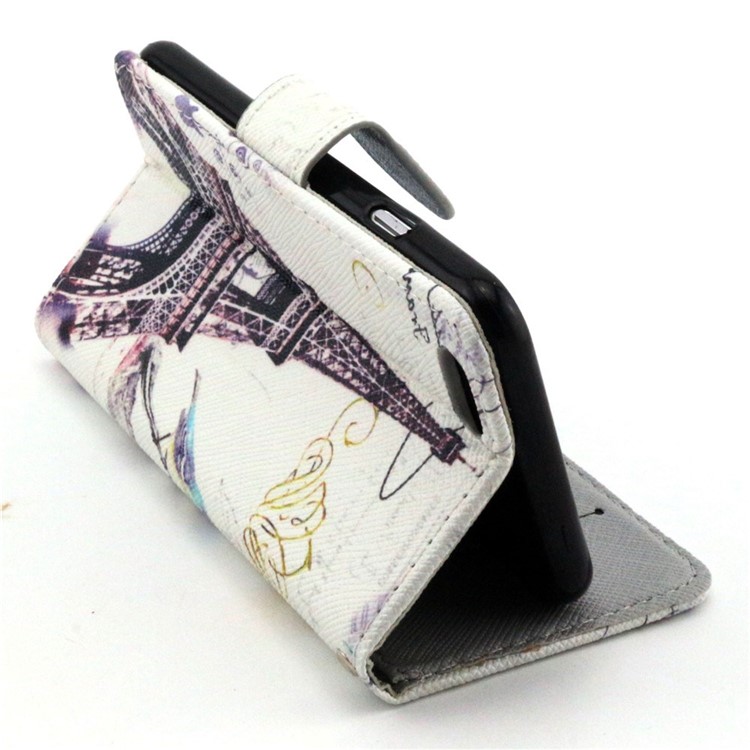 Famous Eiffel Tower Magnetic Leather Case Stand for iPhone 6s / 6-6