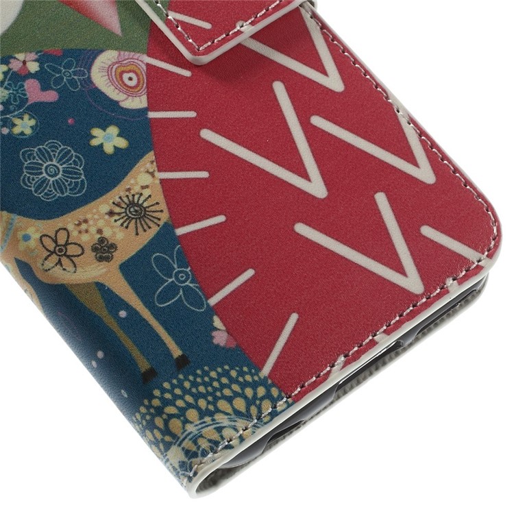 Colorized Owl Leather Wallet Stand Cover for iPhone 6s / 6 4.7 inch-9