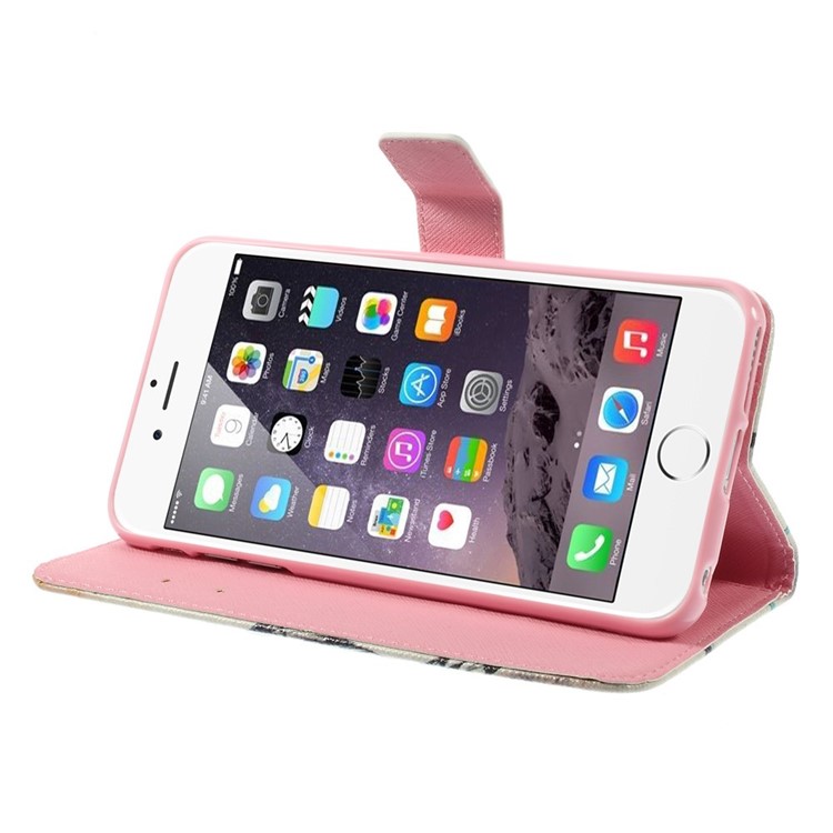 Leather Wallet Case w/ Stand for iPhone 6s Plus / 6 Plus - Dream Catcher-4
