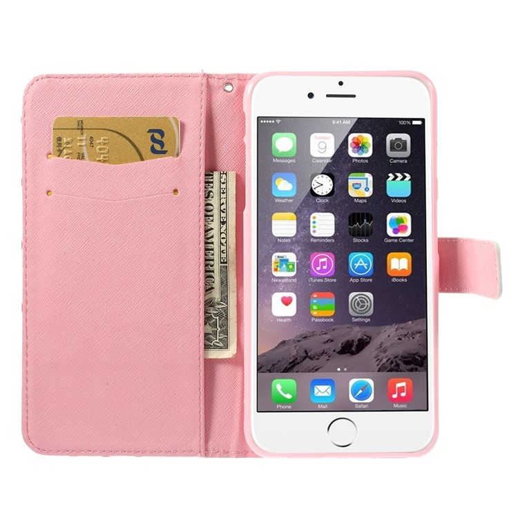 Leather Wallet Case w/ Stand for iPhone 6s Plus / 6 Plus - Dream Catcher-6