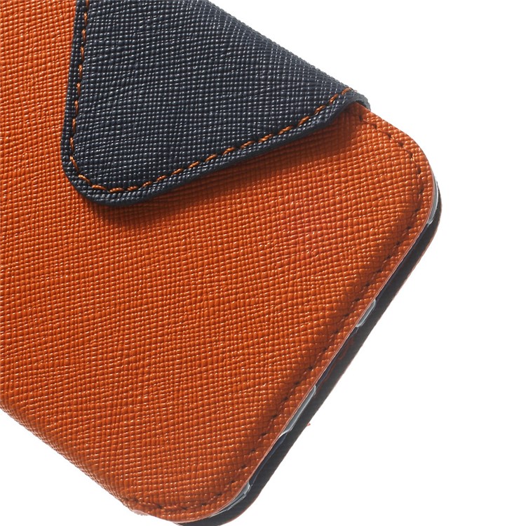 Roar Korea Diary View Window Leather Case for iPhone 6s 6 w/ Stand & Card Slot - Orange-8