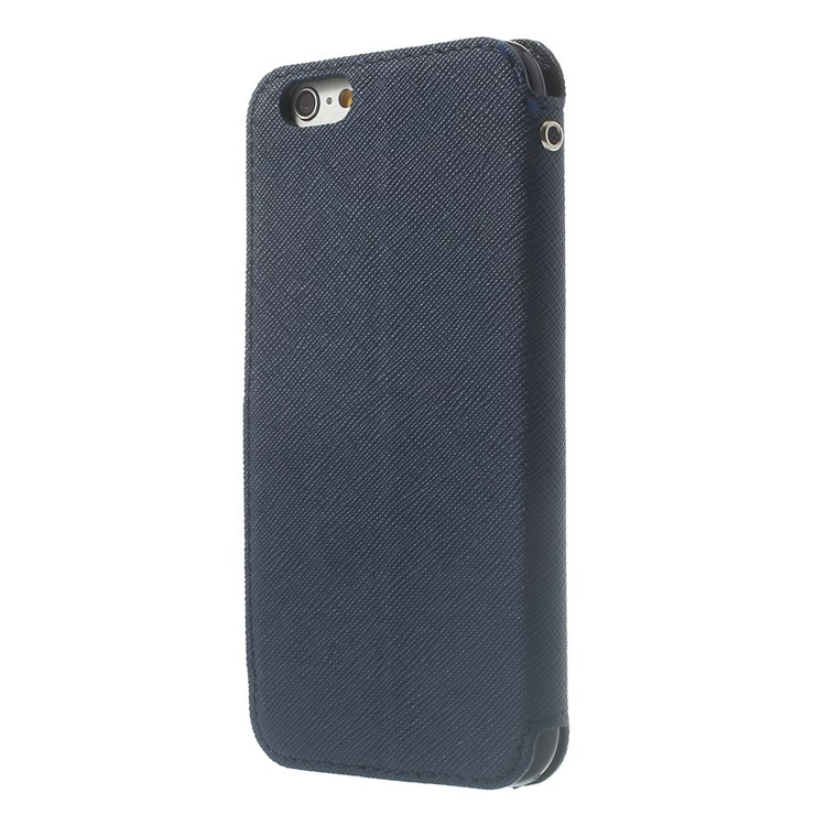 Roar Korea Diary View Window Leather Case Cover for iPhone 6s / 6 w/ Stand & Card Slot - Blue-2
