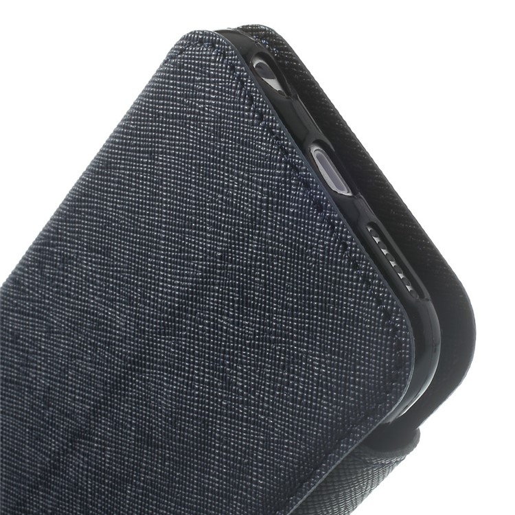 Roar Korea Diary View Window Leather Case Cover for iPhone 6s / 6 w/ Stand & Card Slot - Blue-8