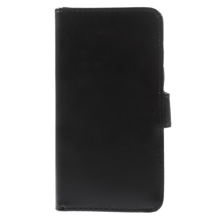 Crazy Horse Texture Folio Leather Wallet Stand Shell for iPhone 6 / 6s - Black-3