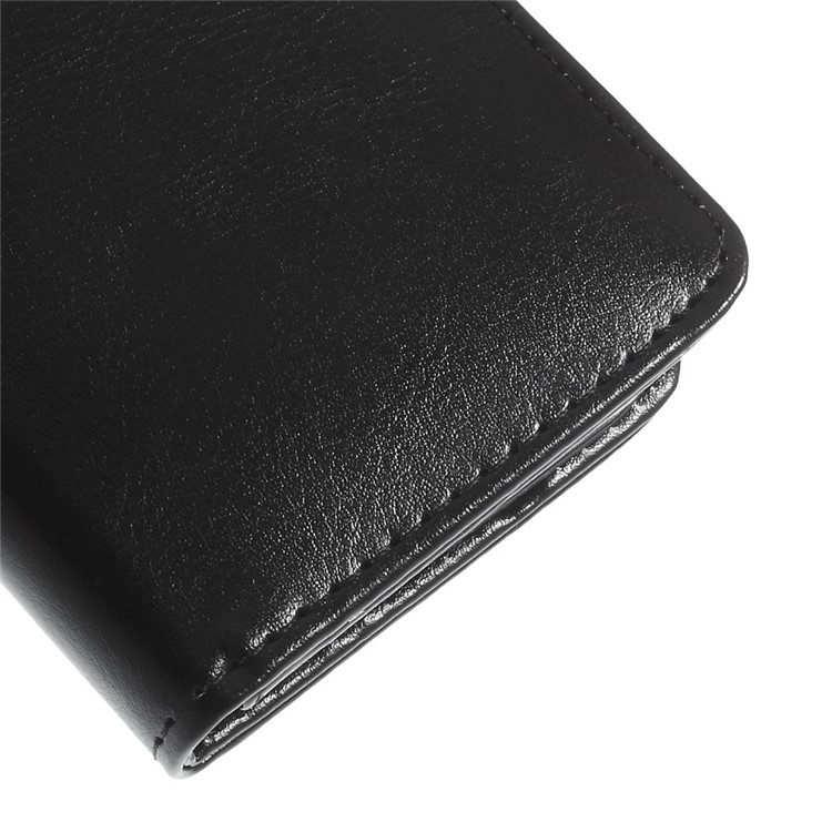 Crazy Horse Texture Folio Leather Wallet Stand Shell for iPhone 6 / 6s - Black-7