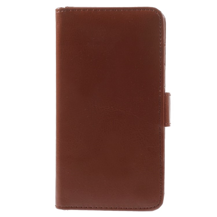 Crazy Horse Texture Folio Leather Wallet Stand Cover Shell for iphone 6 / 6s - Brown-3