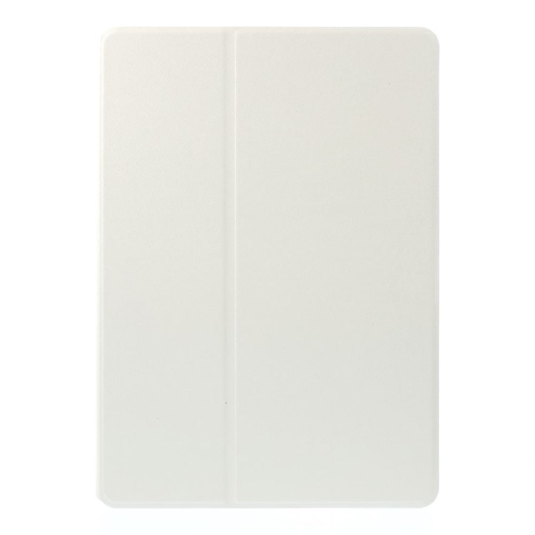 Sand-like Texture Leather Stand Cover for iPad Air 2 - White-2