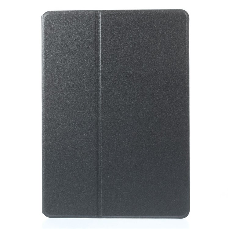 Sand-like Texture Leather Stand Shell for iPad Air 2 - Grey-2