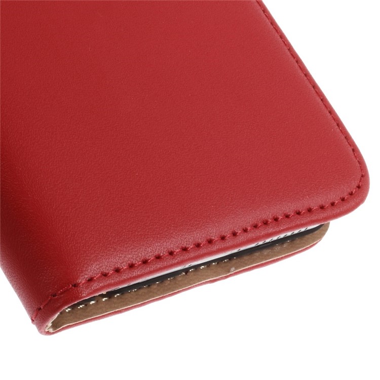 Genuine Split Wallet Stand Leather Case for iPhone 6s Plus / 6 Plus - Red-8