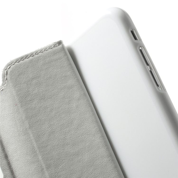 Roar Korea Noble View Window Leather Case for iPhone 6 Plus / 6s Plus w/ Card Slot - White-7
