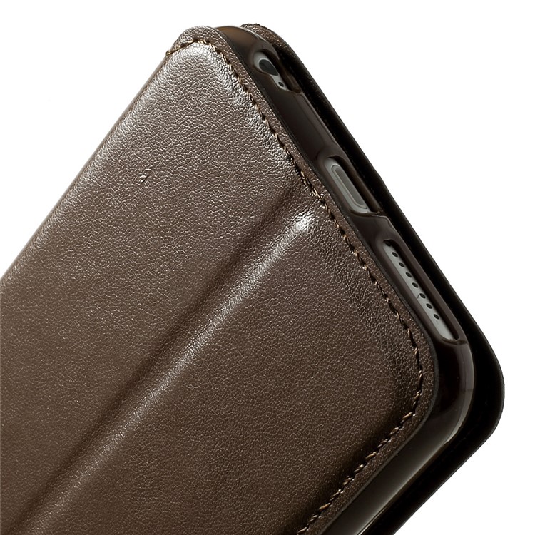 Roar Korea for iPhone 6 Plus / 6s Plus Noble View Window Leather Shell w/ Stand - Coffee-9