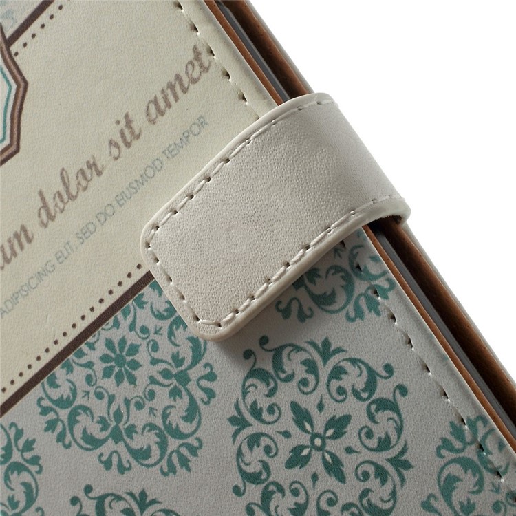 Crown & Moroccan Pattern Wallet Stand Leather Protective Case for iPhone 6 / 6s-9
