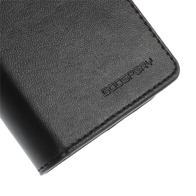 MERCURY Goospery Sonata Diary Leather Magnetic Case w/ Stand for iPhone SE 5s 5 - Black-9