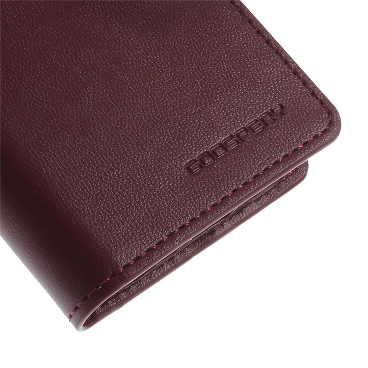 MERCURY Goospery Sonata Diary Wallet Leather Stand Case for iPhone SE 5s 5 - Wine Red-8