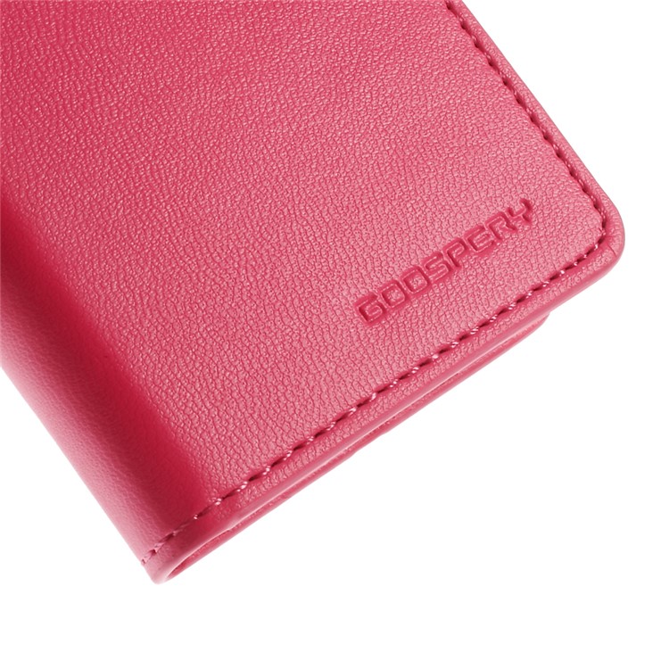 MERCURY Goospery Sonata Diary Leather Stand Case w/ Card Slots for iPhone SE 5s 5 - Rose-9