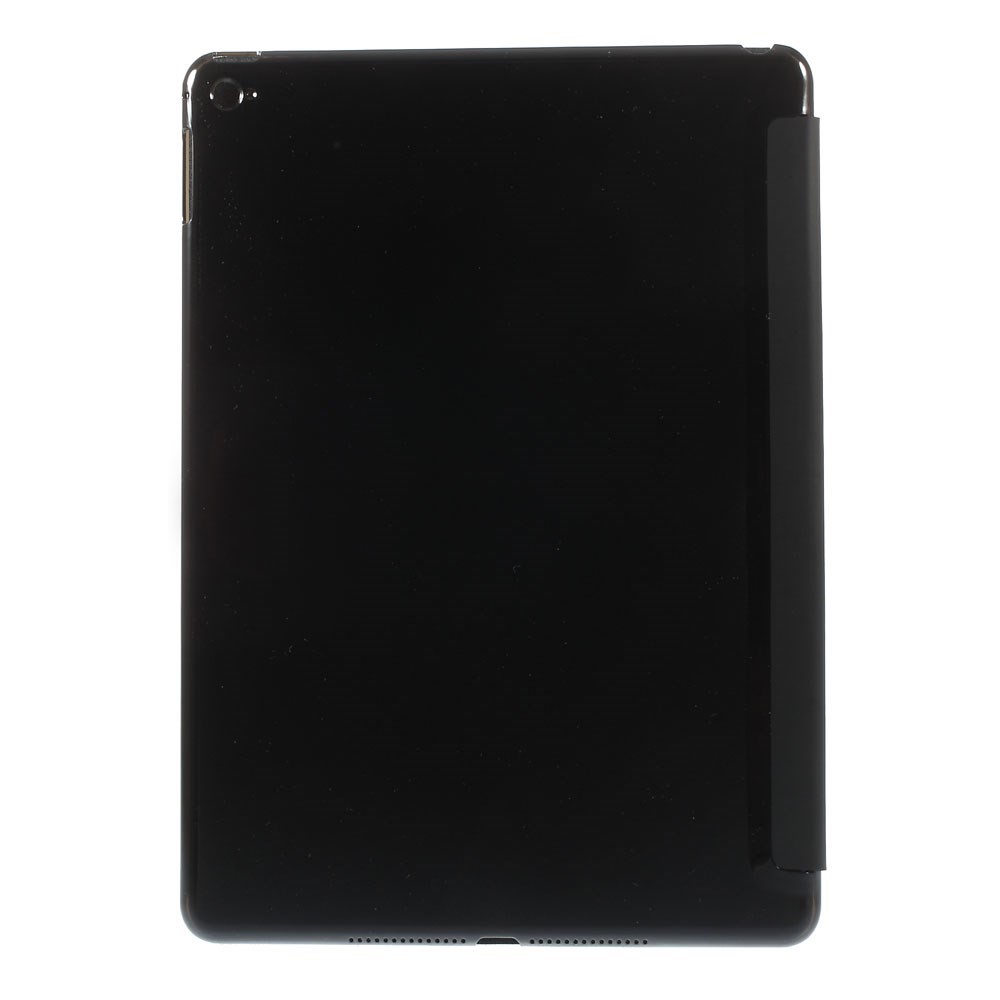 Für IPad 9,7-Zoll (2018) /9.7-inch (2017) / Air 2 / Luft-Tri-Fold-Stand-Leder-Handy-Gehäuse - Schwarz