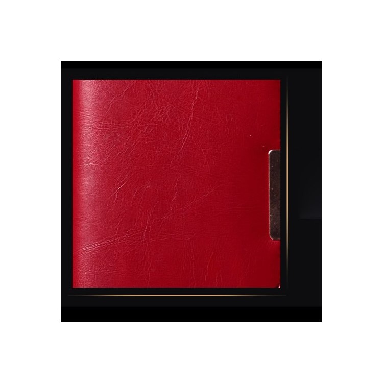 KLD Royale II Series for iPhone 6 6s (4.7) Genuine Leather Magnetic Flip Cover - Red-4