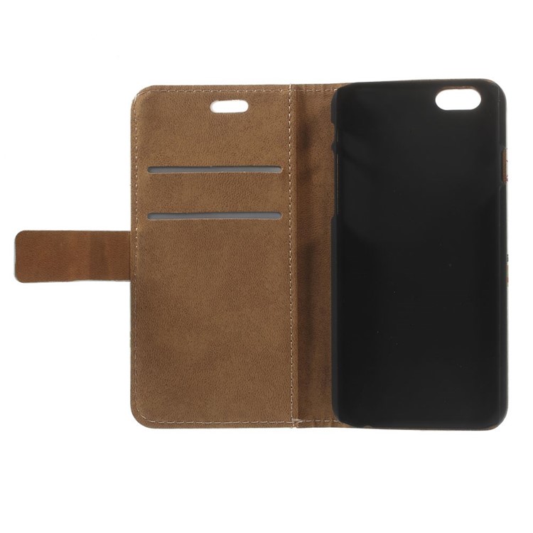 Leather Card Slot Stand Cover for iPhone 6 / 6s 4.7 inch - Blue Flower Tree-10