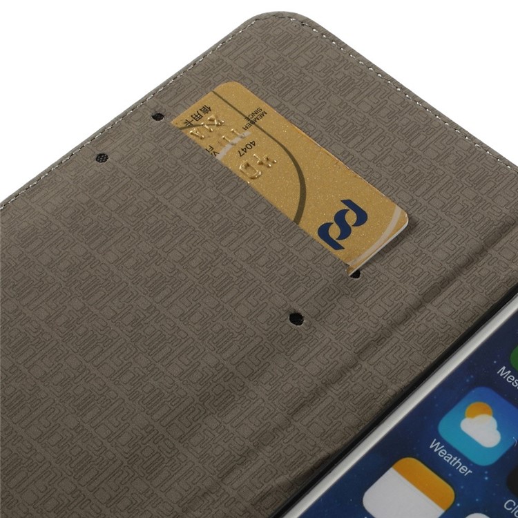 Magnetic Genuine Leather Stand Case for iPhone 6 Plus / 6s Plus with Card Slot - Black-10