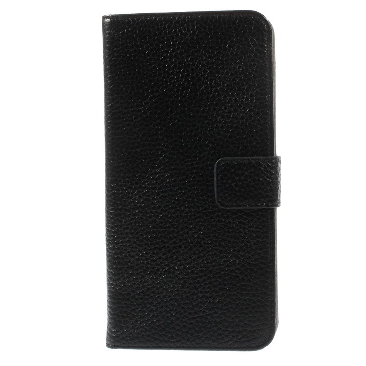 Magnetic Genuine Leather Stand Case for iPhone 6 Plus / 6s Plus with Card Slot - Black-3