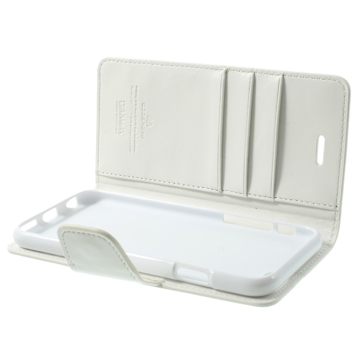 MERCURY Goospery Sonata Diary Wallet Leather Stand Case for iPhone 6 Plus / 6s Plus - White-10
