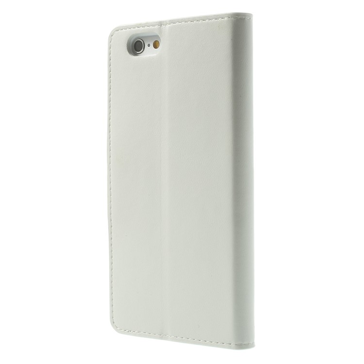 MERCURY Goospery Sonata Diary Wallet Leather Stand Case for iPhone 6 Plus / 6s Plus - White-2