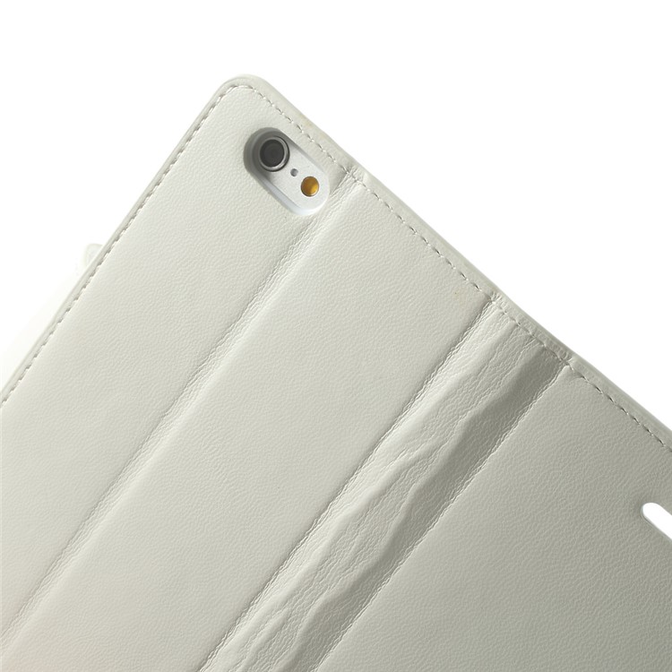 MERCURY Goospery Sonata Diary Wallet Leather Stand Case for iPhone 6 Plus / 6s Plus - White-6