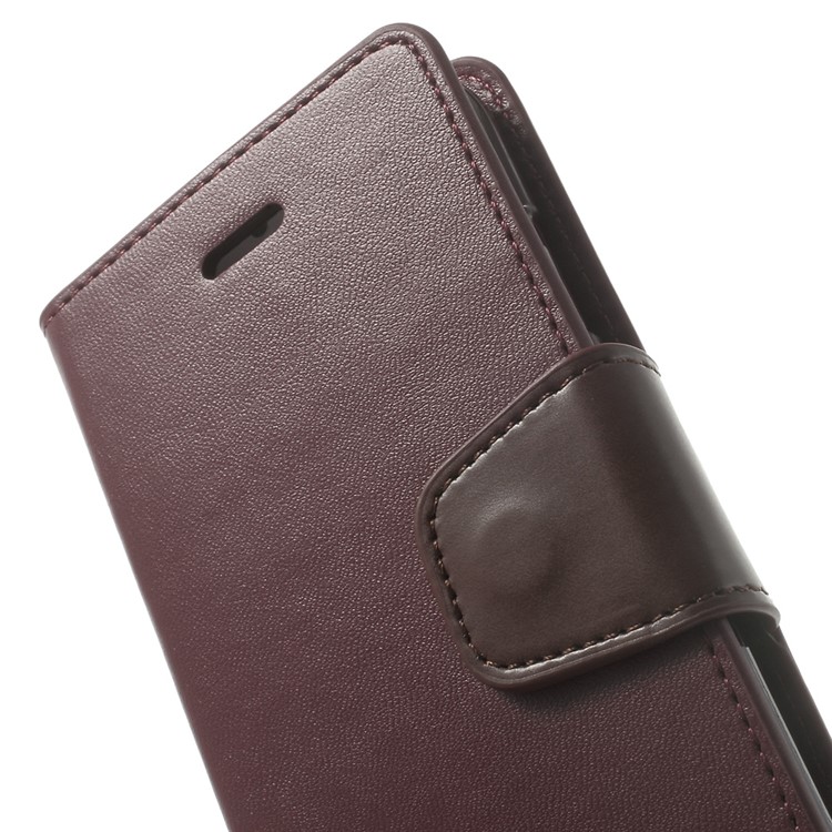MERCURY Goospery Sonata Diary Magnetic Leather Stand Shell for iPhone 6 Plus / 6s Plus - Wine Red-8