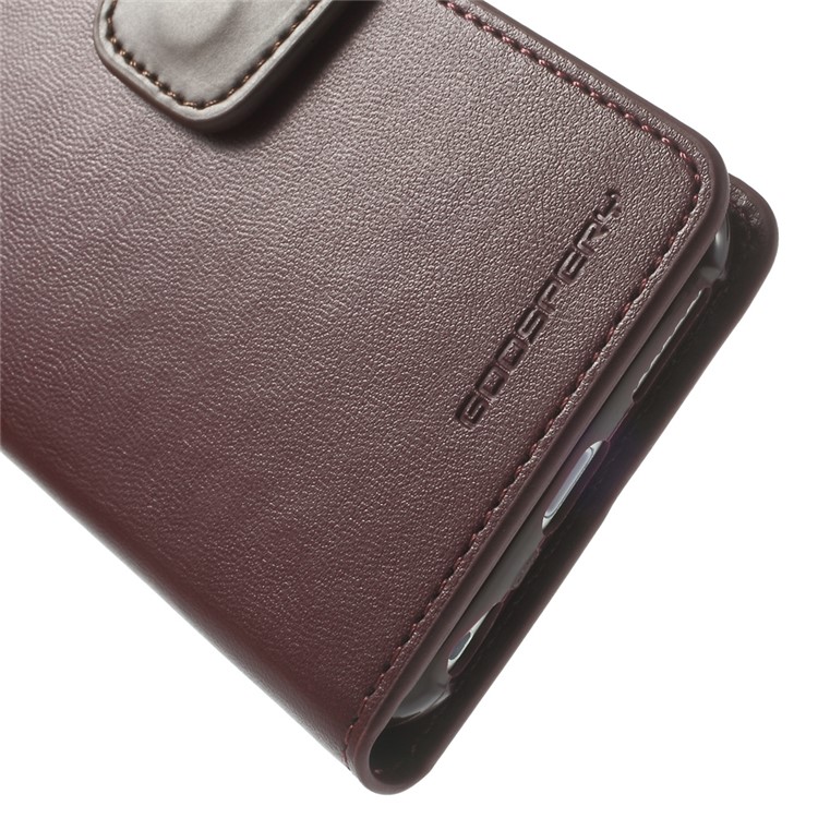 MERCURY Goospery Sonata Diary Magnetic Leather Stand Shell for iPhone 6 Plus / 6s Plus - Wine Red-9