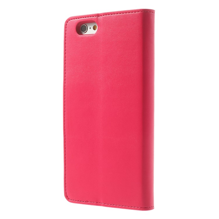 MERCURY Goospery Sonata Diary Stand Leather Protective Case for iPhone 6 Plus / 6s Plus - Rose-2