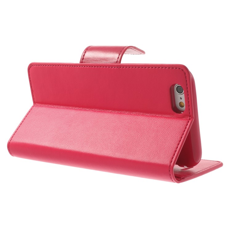 MERCURY Goospery Sonata Diary Stand Leather Protective Case for iPhone 6 Plus / 6s Plus - Rose-4