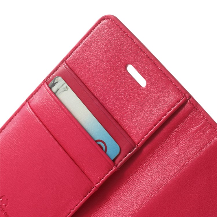 MERCURY Goospery Sonata Diary Stand Leather Protective Case for iPhone 6 Plus / 6s Plus - Rose-6