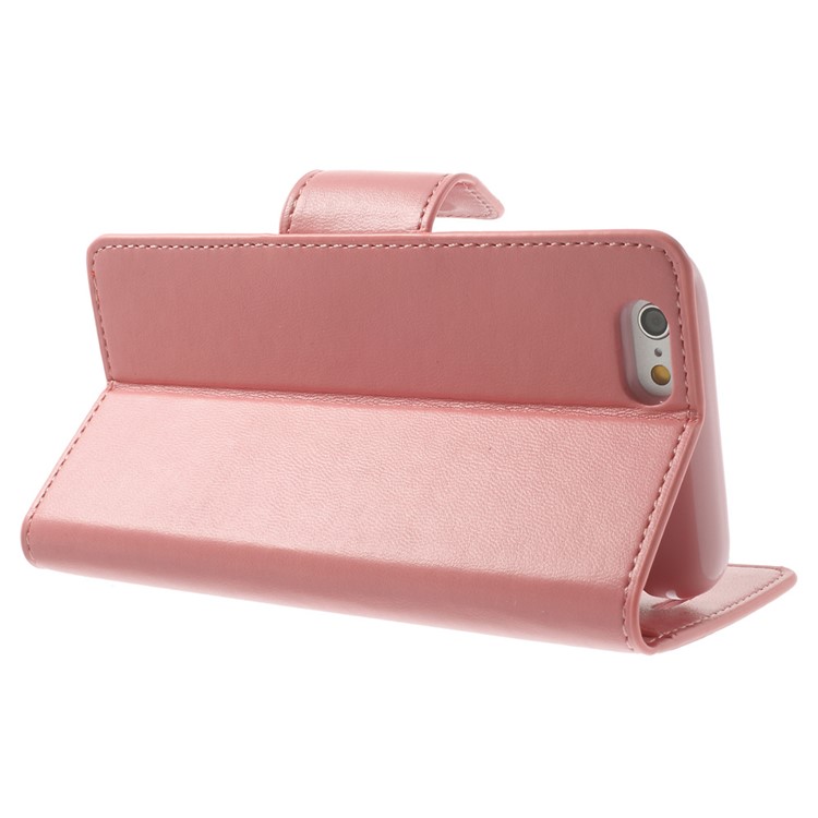 Mercury GOOSPERY for iPhone 6 Plus / 6s Plus Goospery Sonata Diary Stand Leather Skin Case - Pink-4