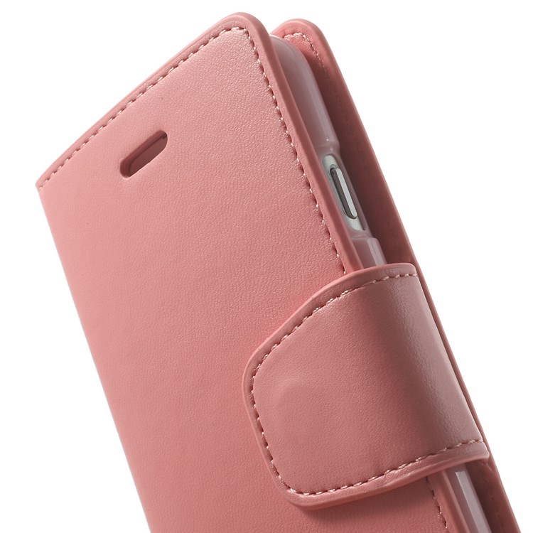 Mercury GOOSPERY for iPhone 6 Plus / 6s Plus Goospery Sonata Diary Stand Leather Skin Case - Pink-7