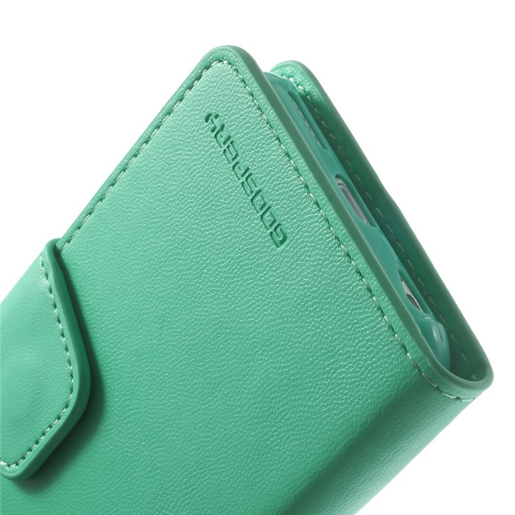 Mercury GOOSPERY for iPhone 6 Plus / 6s Plus Goospery Sonata Diary Stand Leather Case Accessory - Cyan-9