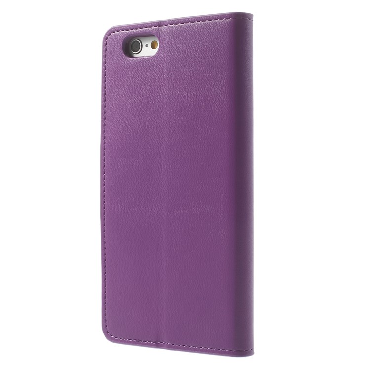MERCURY Goospery Sonata Diary Wallet Leather Stand Cover for iPhone 6 Plus / 6s Plus - Purple-2