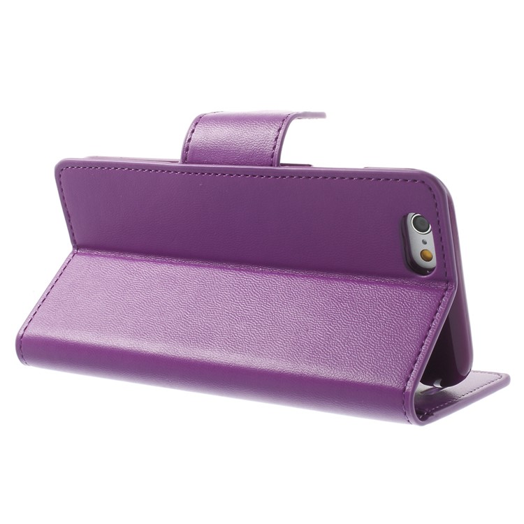 MERCURY Goospery Sonata Diary Wallet Leather Stand Cover for iPhone 6 Plus / 6s Plus - Purple-4