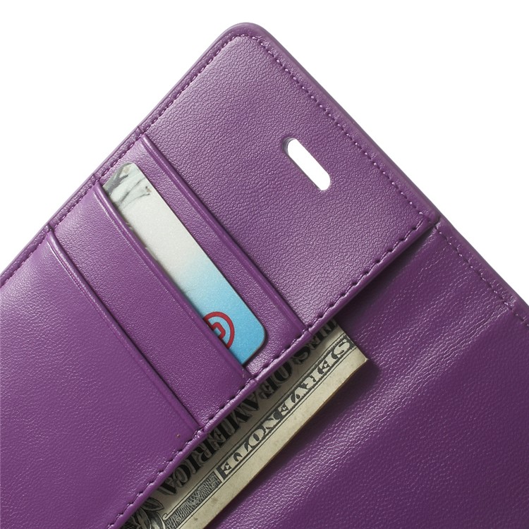 MERCURY Goospery Sonata Diary Wallet Leather Stand Cover for iPhone 6 Plus / 6s Plus - Purple-6
