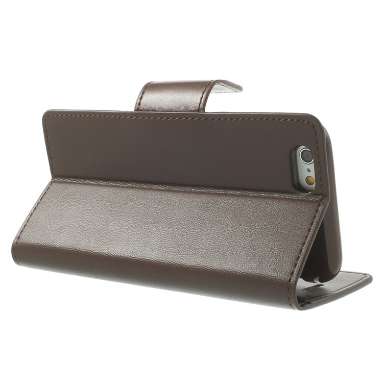 Mercury GOOSPERY for iPhone 6 Plus / 6s Plus Goospery Sonata Diary Stand Leather Magnetic Case - Coffee-4