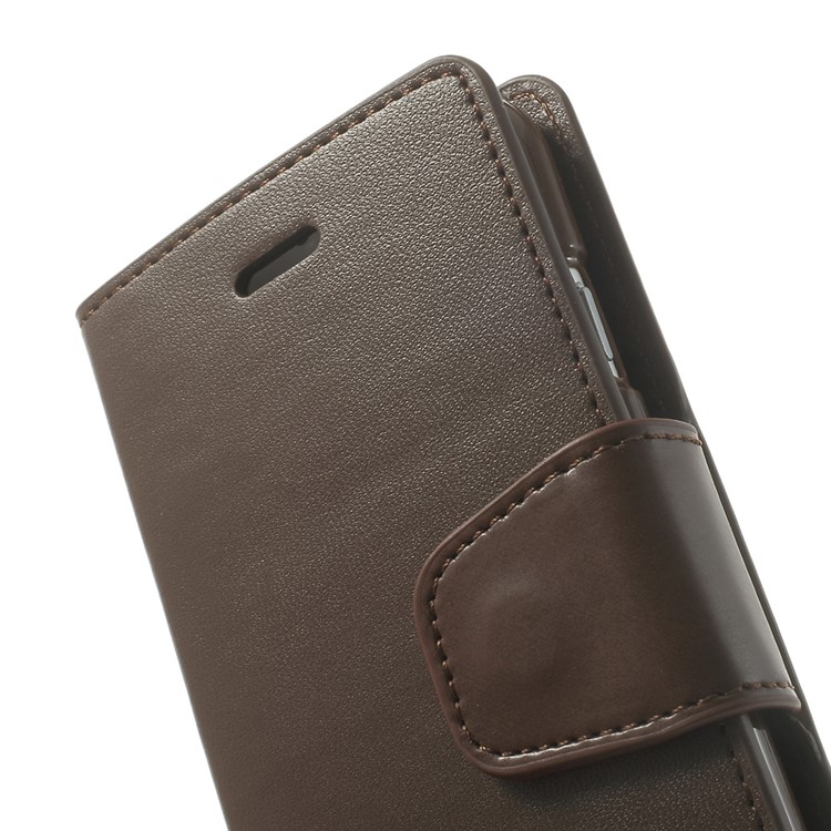 Mercury GOOSPERY for iPhone 6 Plus / 6s Plus Goospery Sonata Diary Stand Leather Magnetic Case - Coffee-8