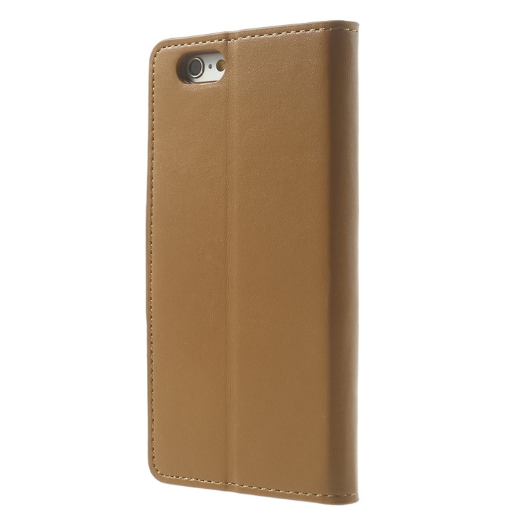 MERCURY Goospery Sonata Diary Stand Leather Phone Case for iPhone 6 Plus / 6s Plus - Brown-2