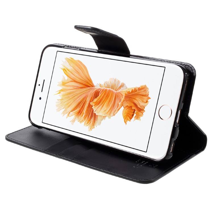 MERCURY GOOSPERY Sonata Diary Wallet Leather Case for iPhone 6s Plus / 6 Plus - Black-4
