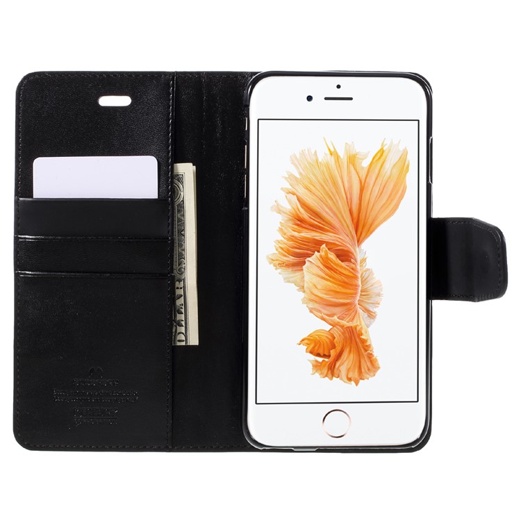 MERCURY GOOSPERY Sonata Diary Wallet Leather Case for iPhone 6s Plus / 6 Plus - Black-6